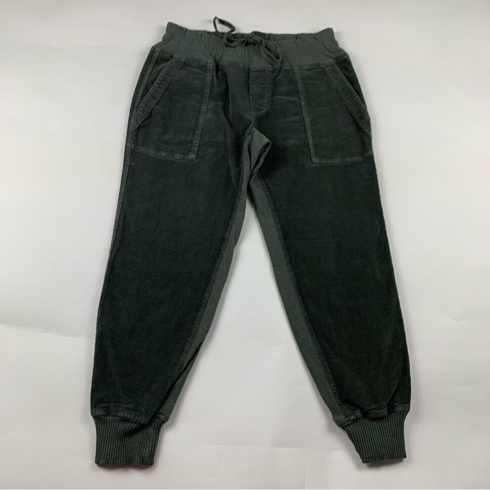 💚💚 𝗝𝗮𝗺𝗲𝘀 𝗣𝗲𝗿𝘀𝗲 Mixed Media Pant in Washed Alligator Green Pincord